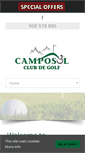 Mobile Screenshot of camposolclubdegolf.com